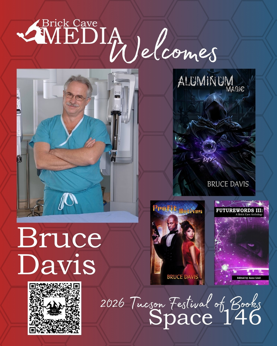 🔥 Don’t miss Bruce Davis signing books at TFOB! Discover his complete Brick Cave bibliography in person.🔗 https://brickcave.media/index.php/events/eventdetail/401/-/brick-cave-at-tucson-festival-of-books-2026#TucsonFestivalOfBooks #BookFestival #ArizonaAuthors @TucsonFestivalofBooks